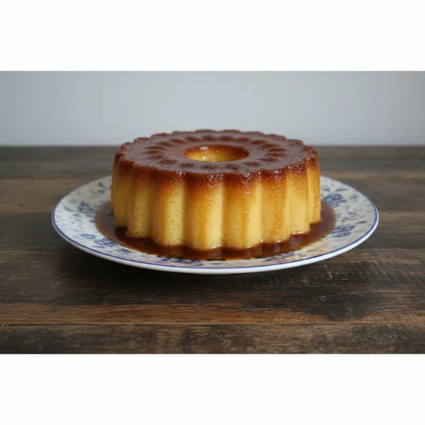 Foto deliciosa de Pudim de Laranja e Vinho do Porto pronta para servir - Pudins & Cremes