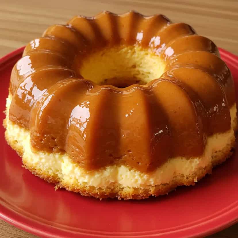 Foto deliciosa de Pudim de leite condensado pronta para servir - Pudins & Cremes