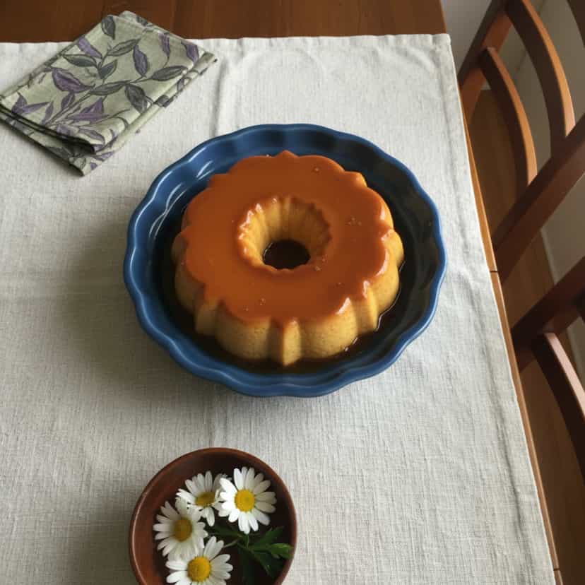 Foto deliciosa de Pudim de Leite Condensado cremoso pronta para servir - Pudins & Cremes