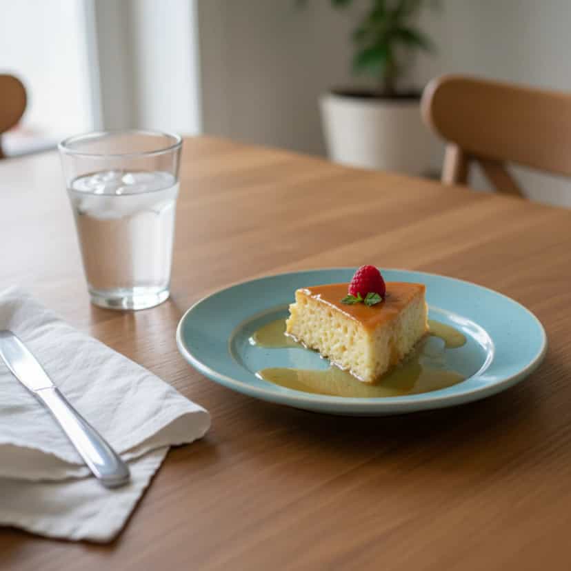 Foto deliciosa de Pudim de Leite Cremoso pronta para servir - Pudins & Cremes