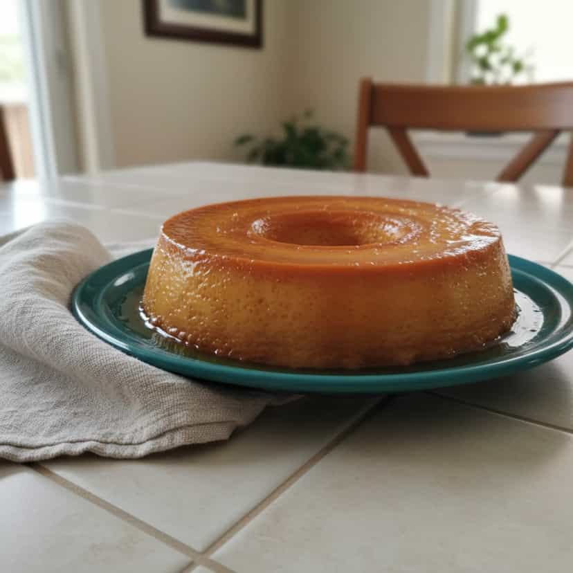 Foto deliciosa de Pudim de Leite Cremoso pronta para servir - Pudins & Cremes