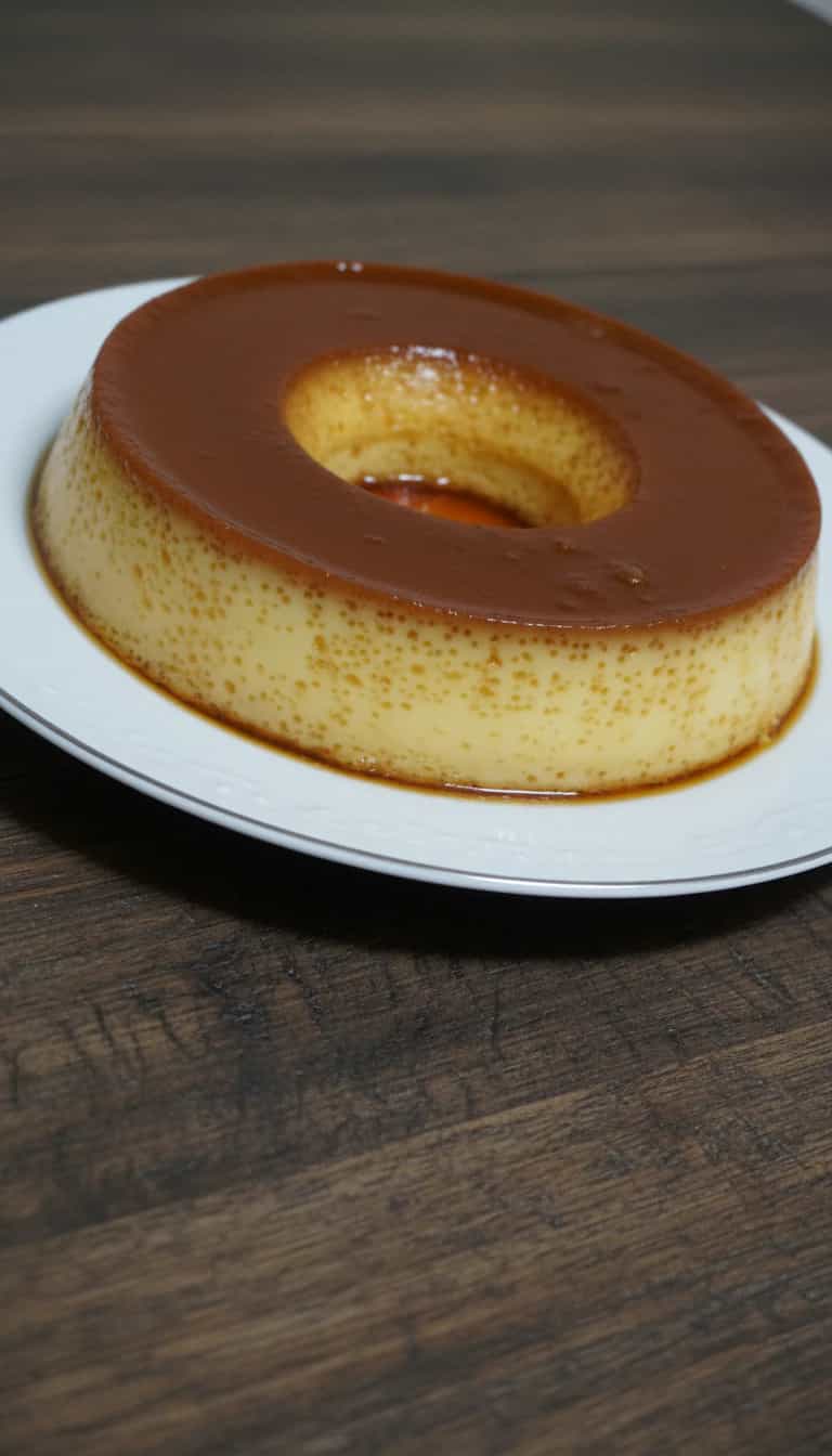 Foto deliciosa de Pudim de Leite Cremoso pronta para servir - Pudins & Cremes