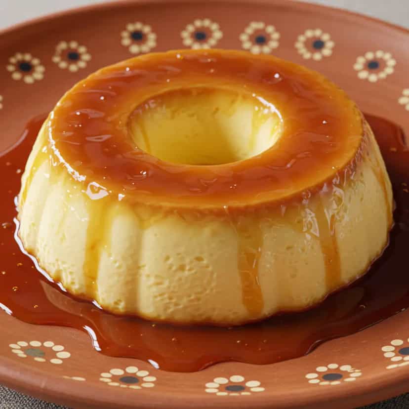Foto deliciosa de Pudim de Leite Cremoso pronta para servir - Pudins & Cremes