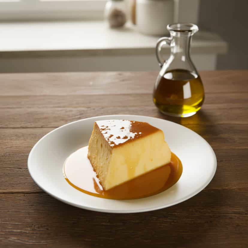Foto deliciosa de Pudim de Leite Cremoso pronta para servir - Pudins & Cremes