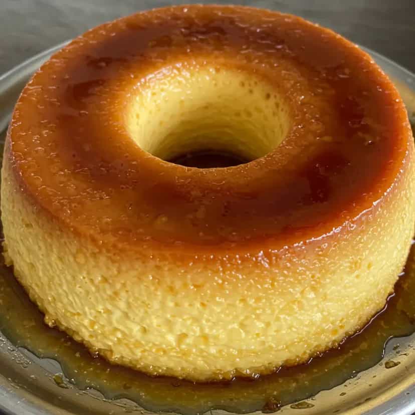 Foto deliciosa de Pudim de Leite Moça pronta para servir - Pudins & Cremes