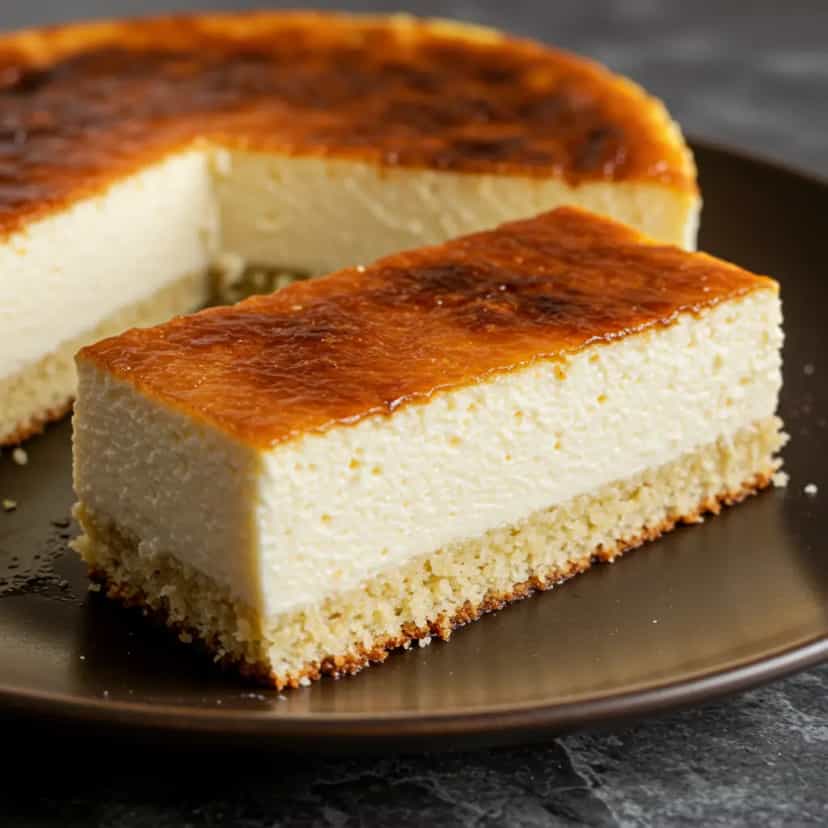 Foto deliciosa de Pudim de Pão Assado pronta para servir - Pudins & Cremes