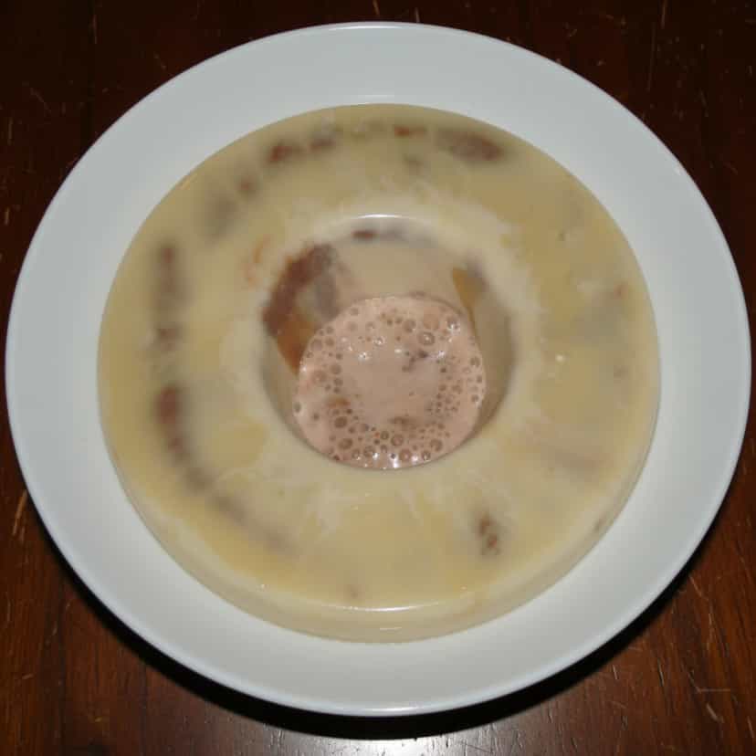 Foto deliciosa de Pudim de Sorvete Cremoso pronta para servir - Doces Gelados & Sorvetes