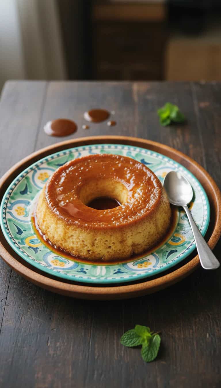 Foto deliciosa de Pudim de Tapioca Cremoso (Microondas) pronta para servir - Pudins & Cremes