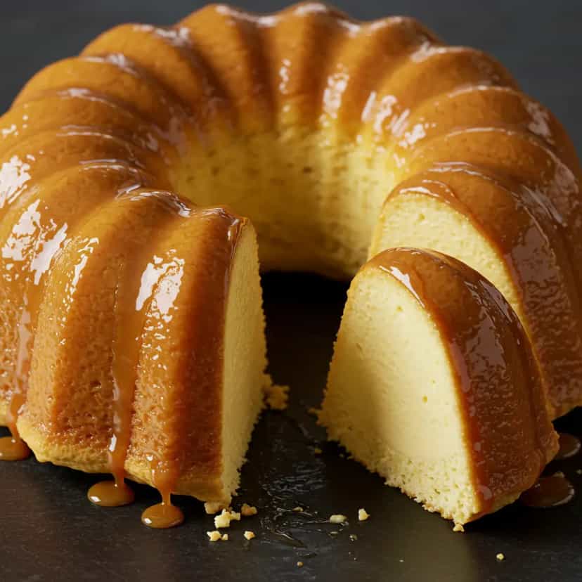 Foto deliciosa de Pudim gelado sem ovo e sem forno pronta para servir - Doces Gelados & Sorvetes