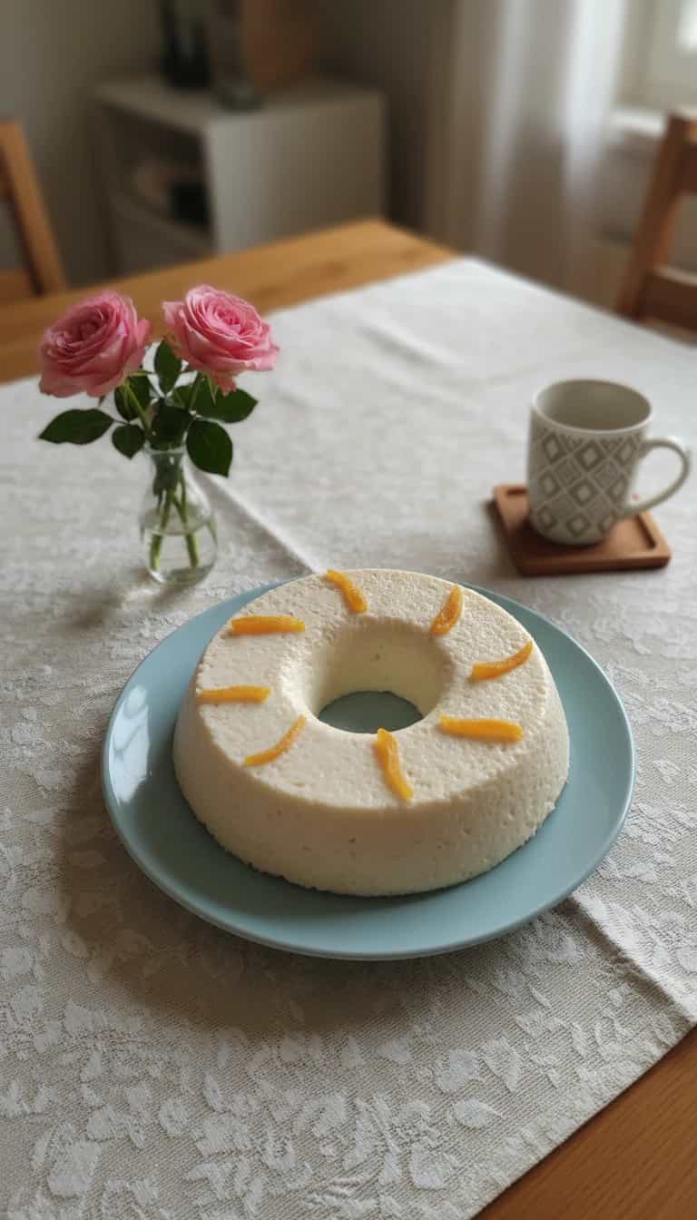 Foto deliciosa de Pudim Light de Coco e Damasco pronta para servir - Pudins & Cremes