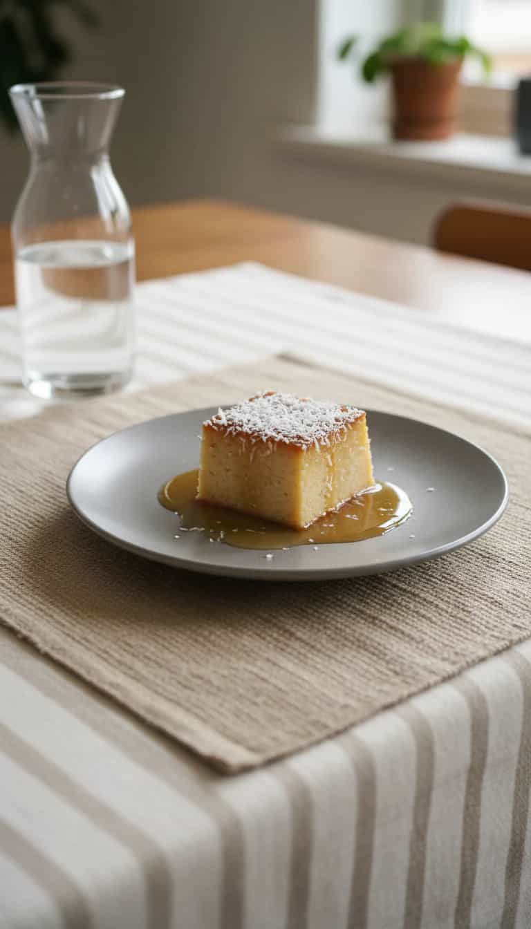 Foto deliciosa de Pudim Low Carb de Coco pronta para servir - Pudins & Cremes