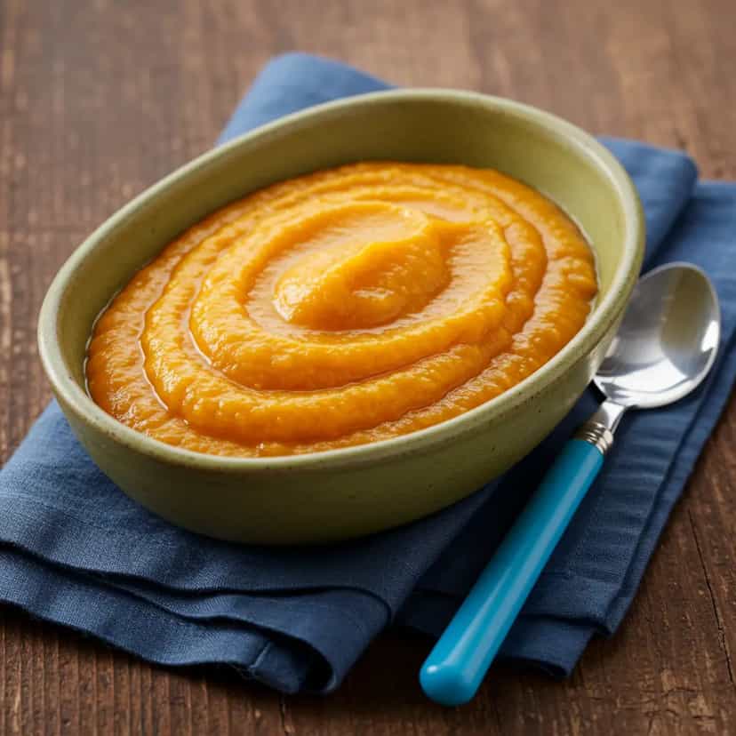 Foto deliciosa de Purê cremoso de batata-doce pronta para servir - Almoço & Jantar