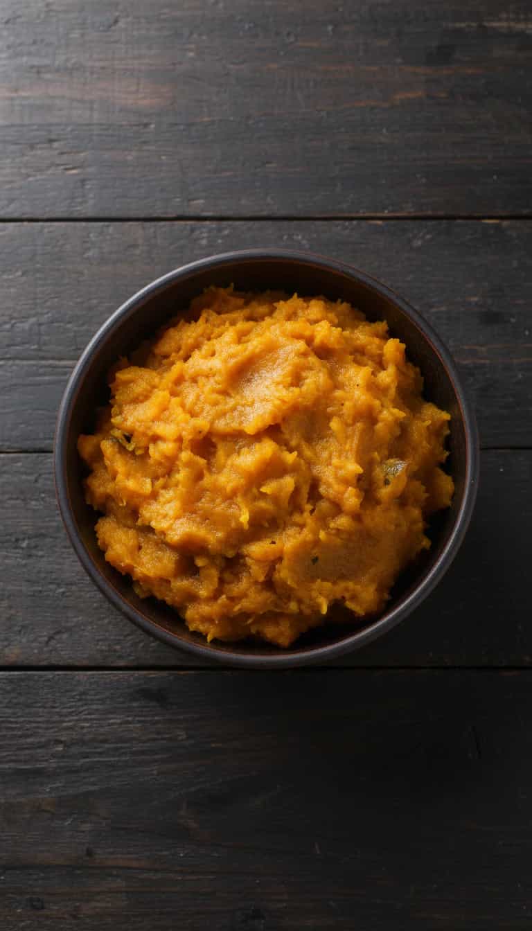 Foto deliciosa de Purê de Abóbora Cremoso pronta para servir - Almoço & Jantar