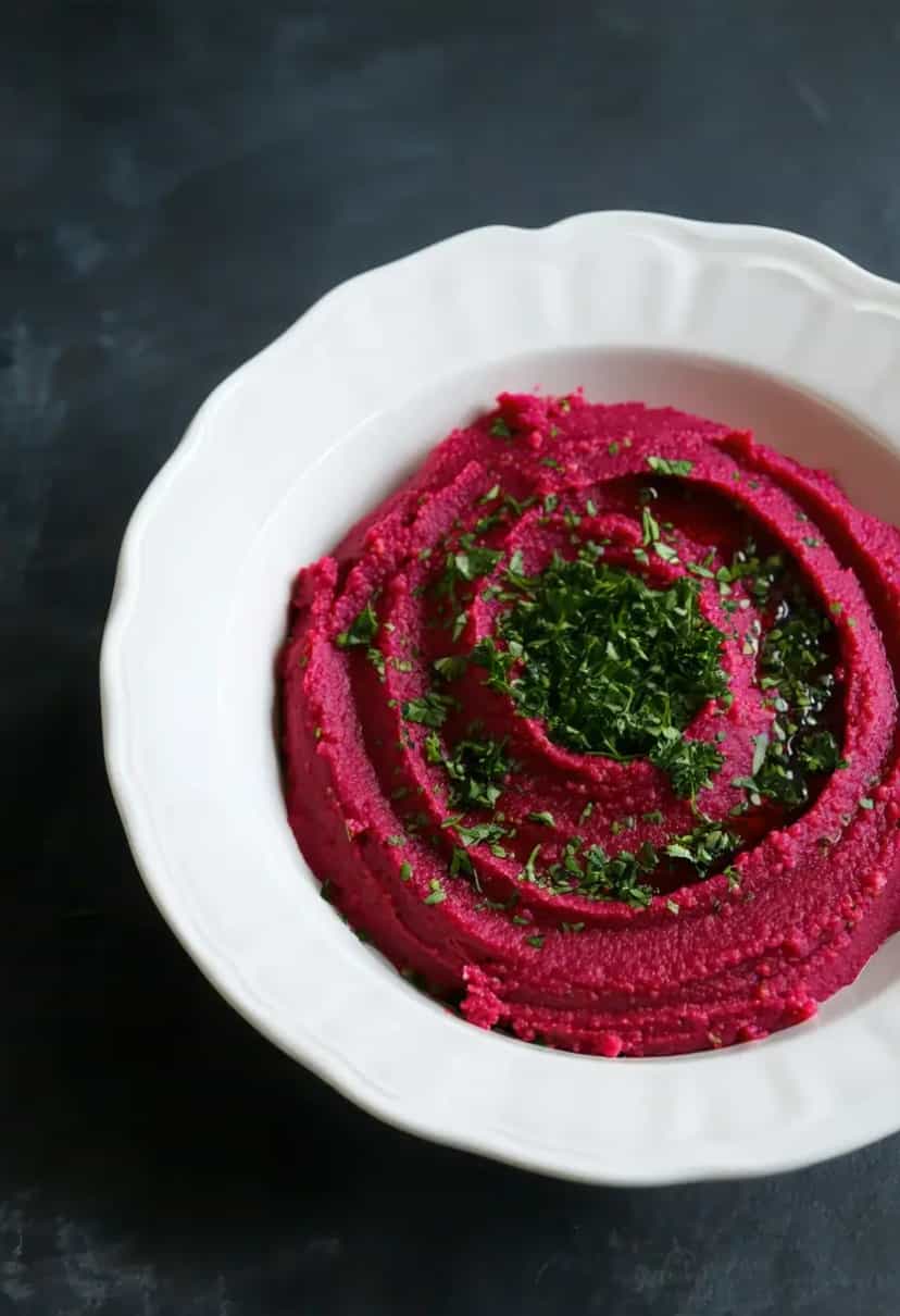 Foto deliciosa de Purê de Beterraba com Quinoa pronta para servir - Outras Receitas