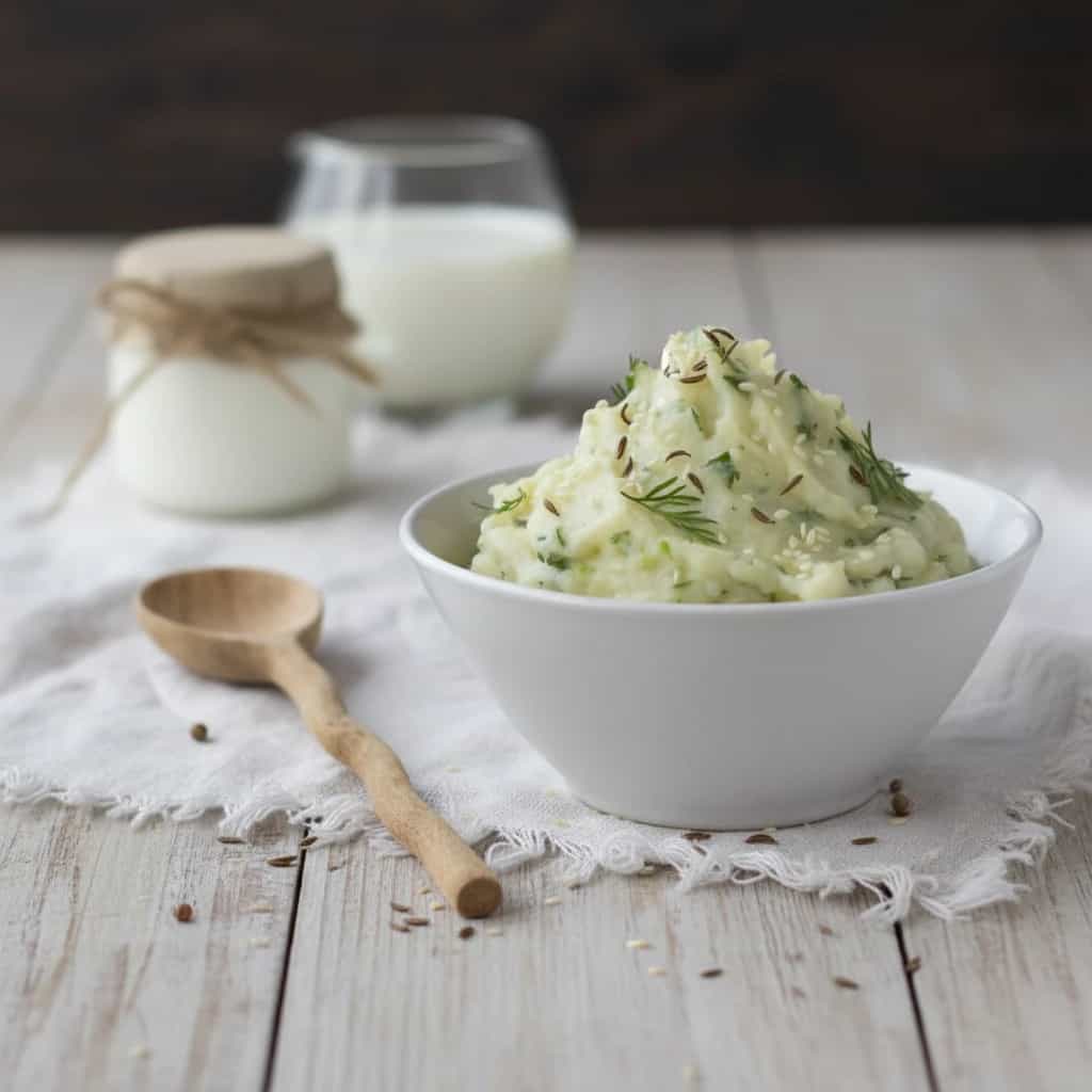 Purê de Mandioca Cremoso