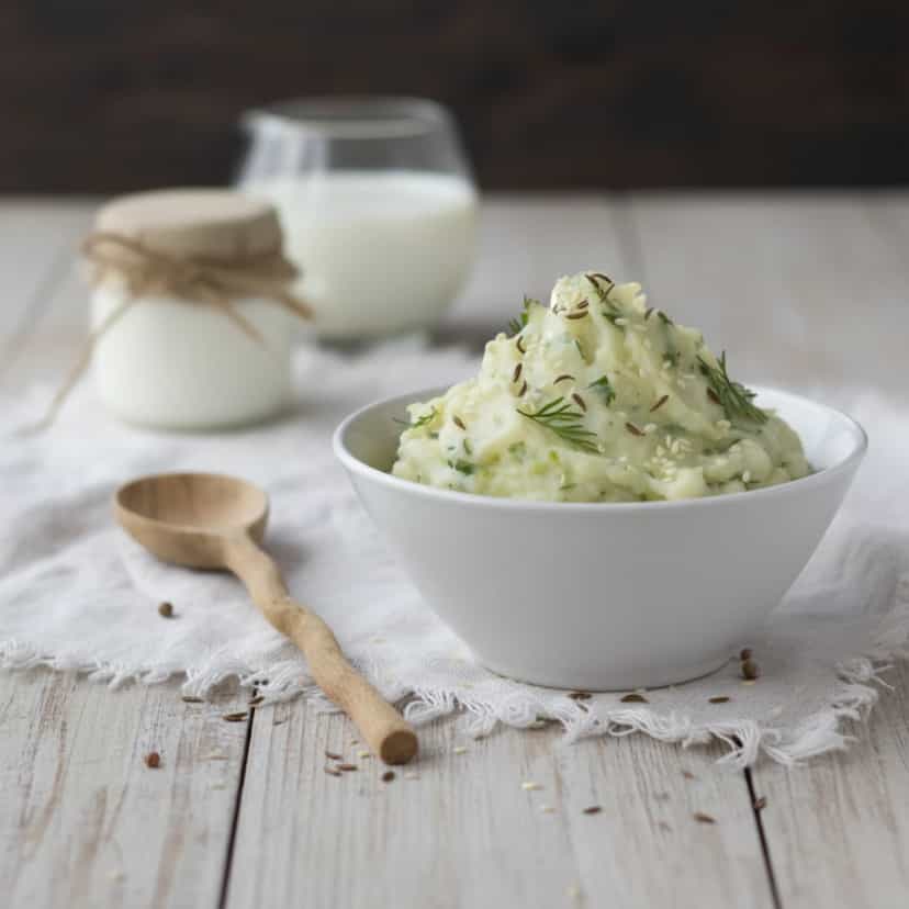 Foto deliciosa de Purê de Mandioca Cremoso pronta para servir - Outras Receitas