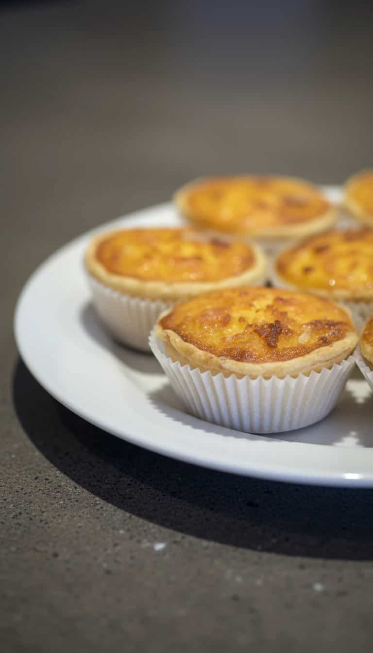 Foto deliciosa de Queijadinhas de Coco e Mussarela pronta para servir - Salgadinhos
