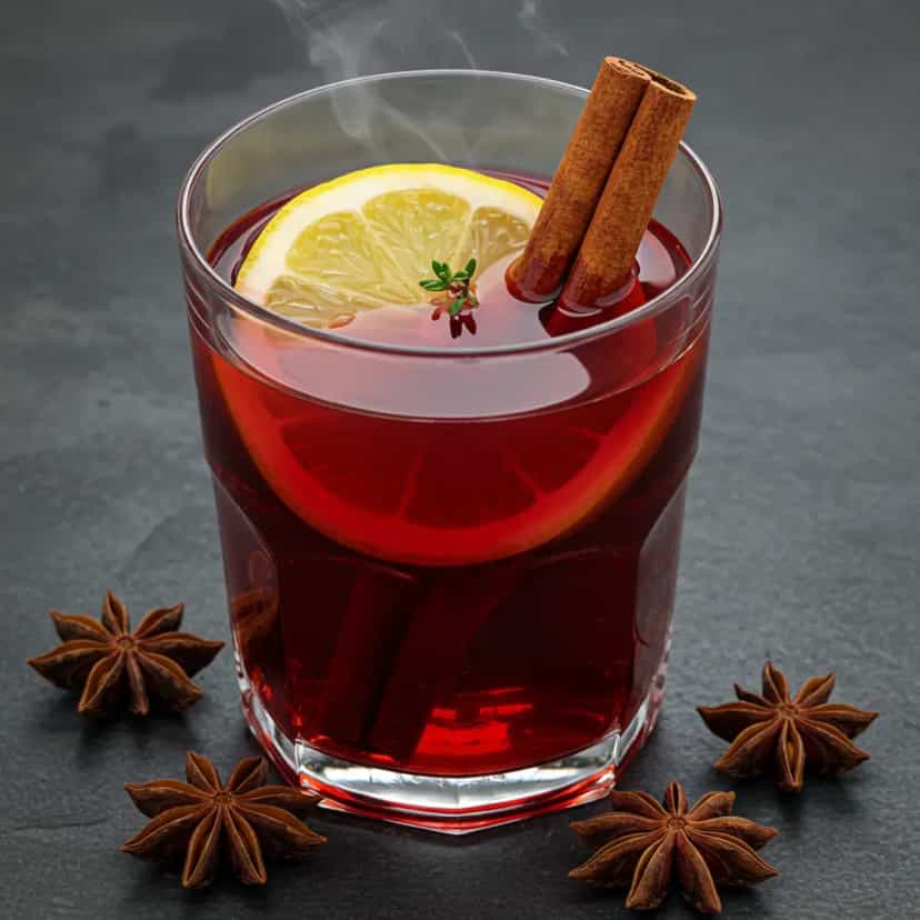 Foto deliciosa de Quentão sem Álcool pronta para servir - Bebidas Quentes