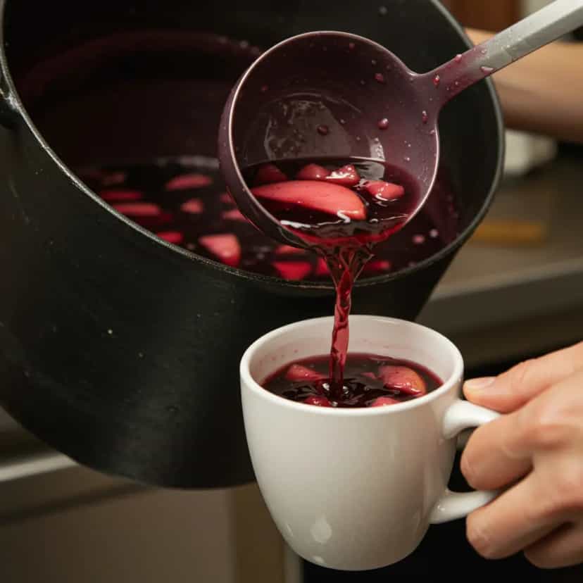 Foto deliciosa de Quentão Tradicional pronta para servir - Bebidas Quentes