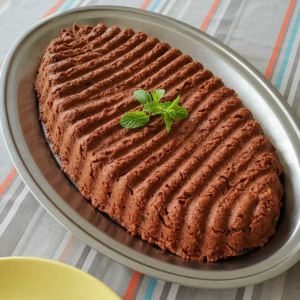 Quibe Cru com Hortelã