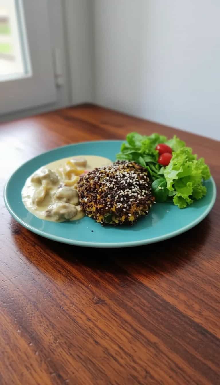 Foto deliciosa de Quibe de Abóbora e Quinoa com Ricota pronta para servir - Almoço & Jantar