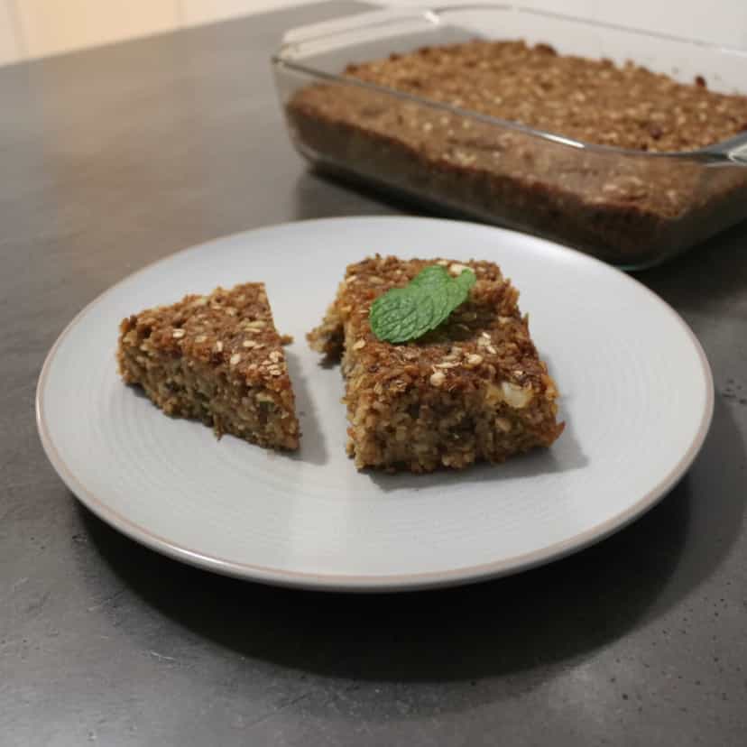 Foto deliciosa de Quibe de Berinjela Assado Vegano pronta para servir - Almoço & Jantar