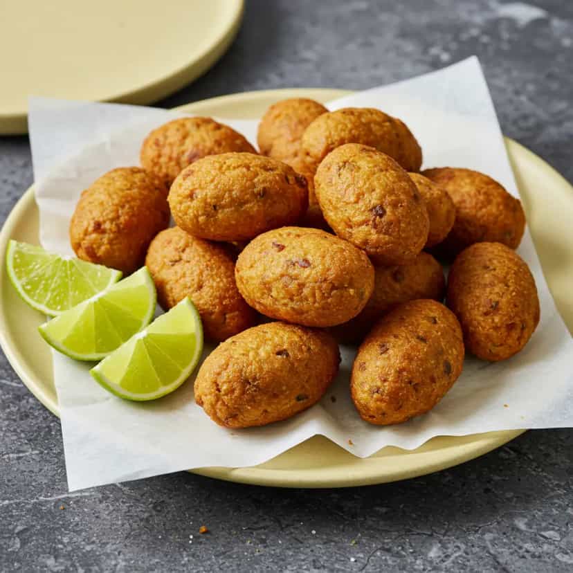 Foto deliciosa de Quibe Frito Caseiro pronta para servir - Salgadinhos