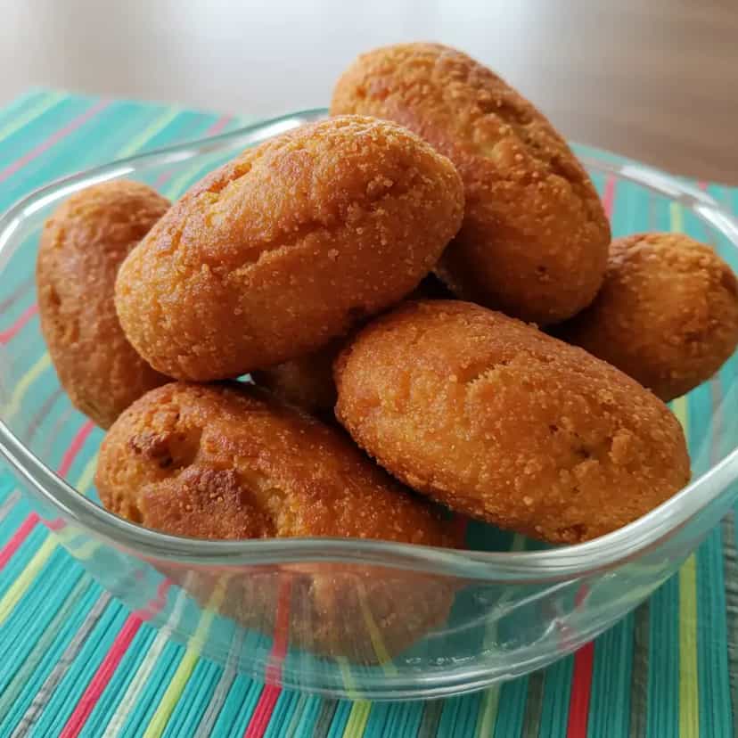 Foto deliciosa de Quibe Frito Tradicional pronta para servir - Salgadinhos