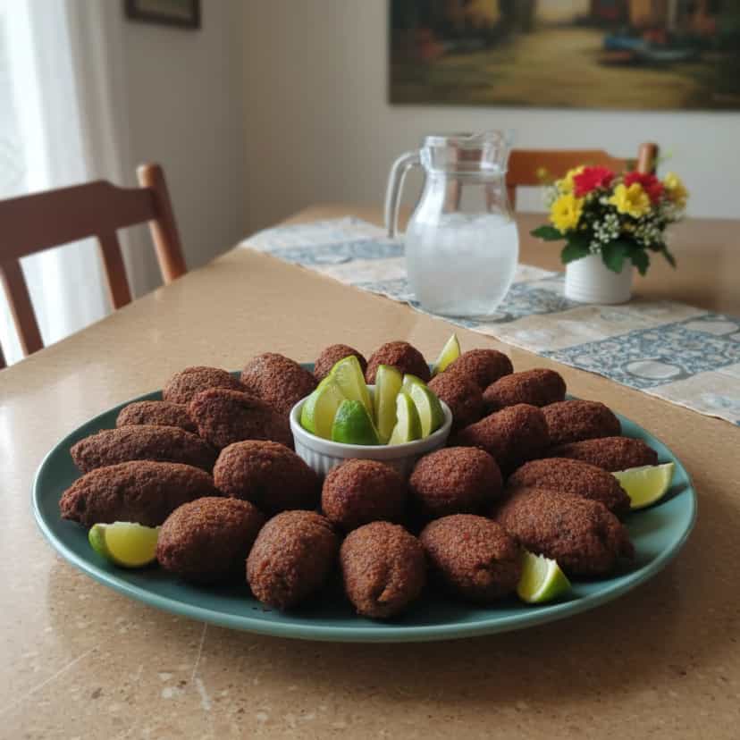 Foto deliciosa de Quibe Recheado pronta para servir - Carnes & Frango