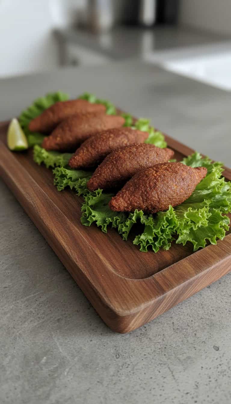 Foto deliciosa de Quibe Tradicional pronta para servir - Carnes & Frango