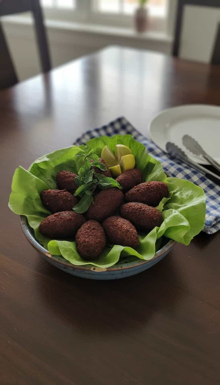 Foto deliciosa de Quibe Tradicional pronta para servir - Carnes & Frango
