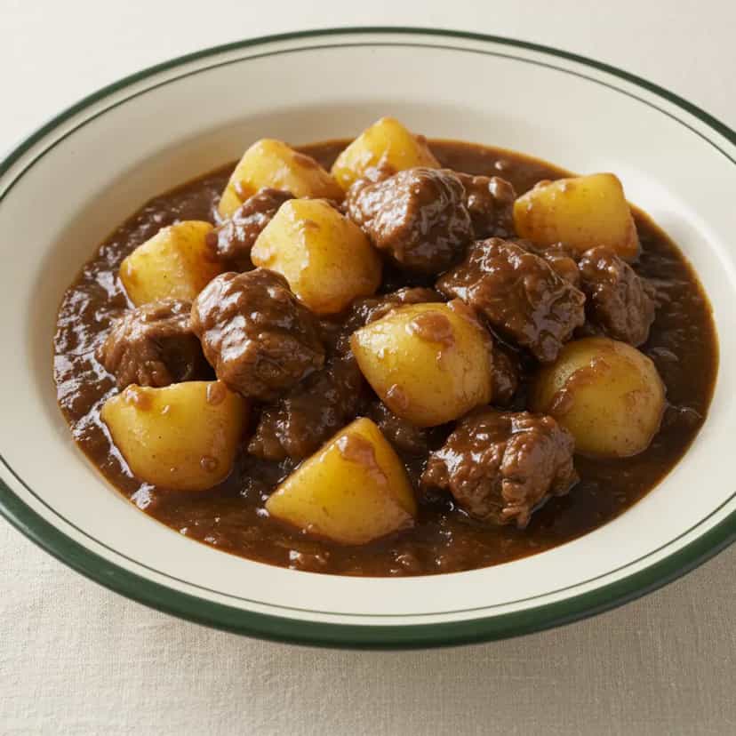 Foto deliciosa de Quibebe de Patinho pronta para servir - Carnes & Frango