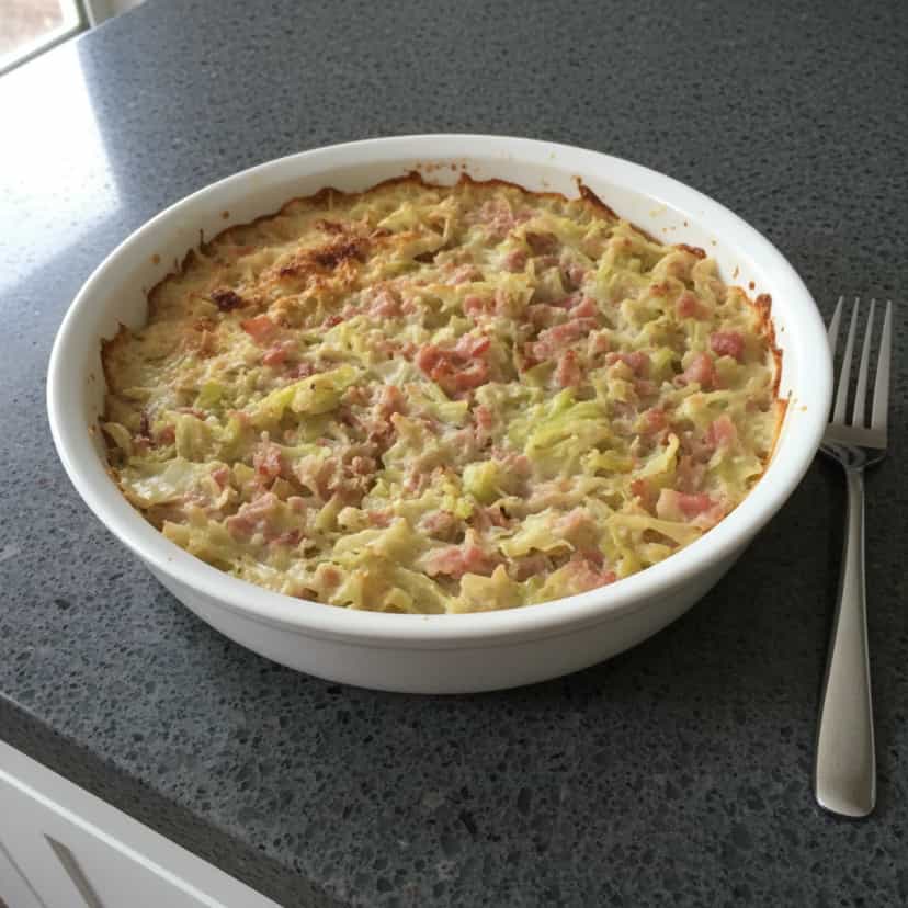 Foto deliciosa de Quiche de Couve-Flor e Presunto pronta para servir - Tortas Salgadas