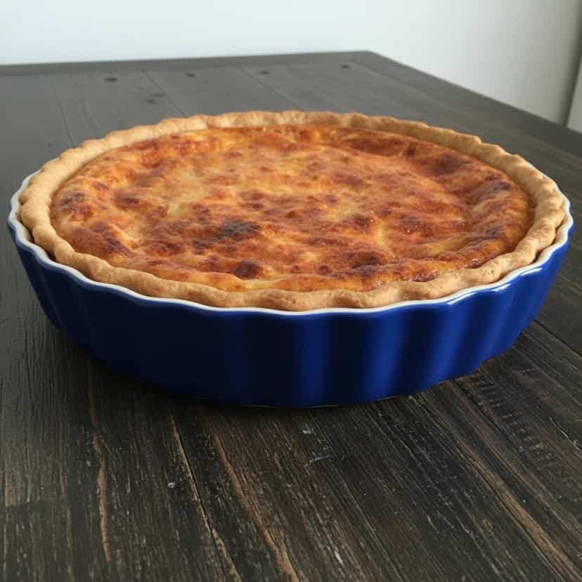 Foto deliciosa de Quiche de Presunto e Queijos pronta para servir - Tortas Salgadas