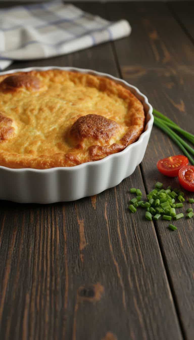 Foto deliciosa de Quiche de Queijo Meia-Cura pronta para servir - Tortas Salgadas