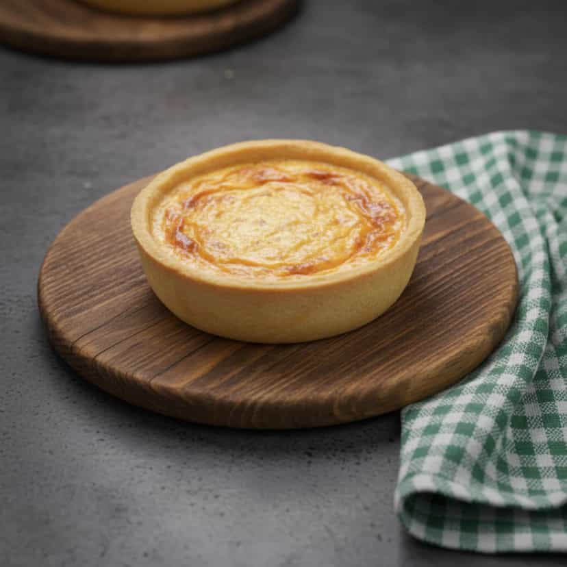 Foto deliciosa de Quiche de Tomate Seco e Parmesão pronta para servir - Tortas Salgadas