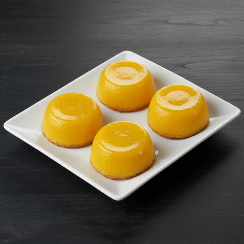 Foto deliciosa de Quindim Cremoso: Receita Tradicional pronta para servir - Pudins & Cremes