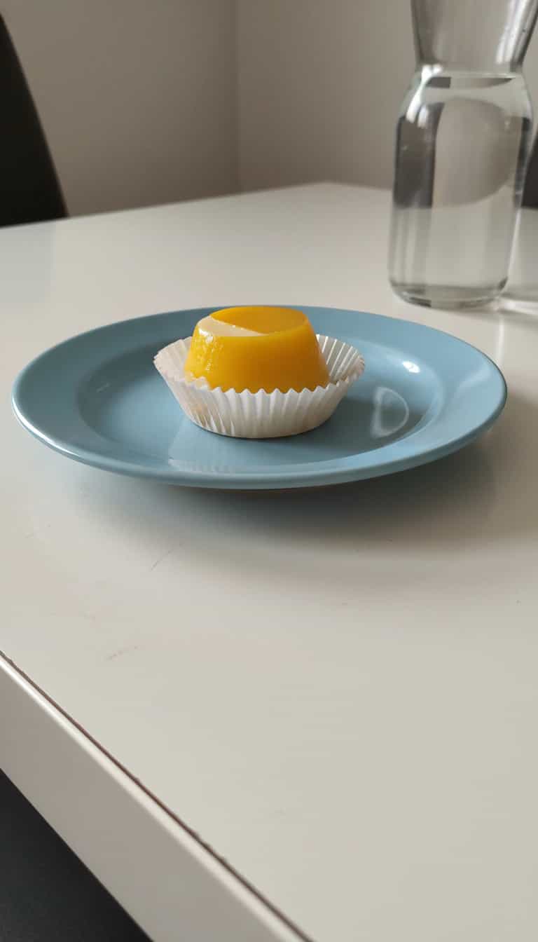 Foto deliciosa de Quindim de Coco Leve e Cremoso pronta para servir - Pudins & Cremes