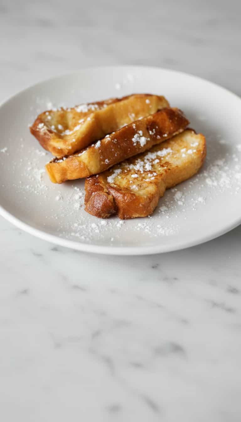 Foto deliciosa de Rabanada de Bolo de Fubá pronta para servir - Outras Receitas