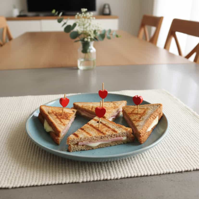 Foto deliciosa de Rabanada de Presunto e Queijo pronta para servir - Lanches de Padaria