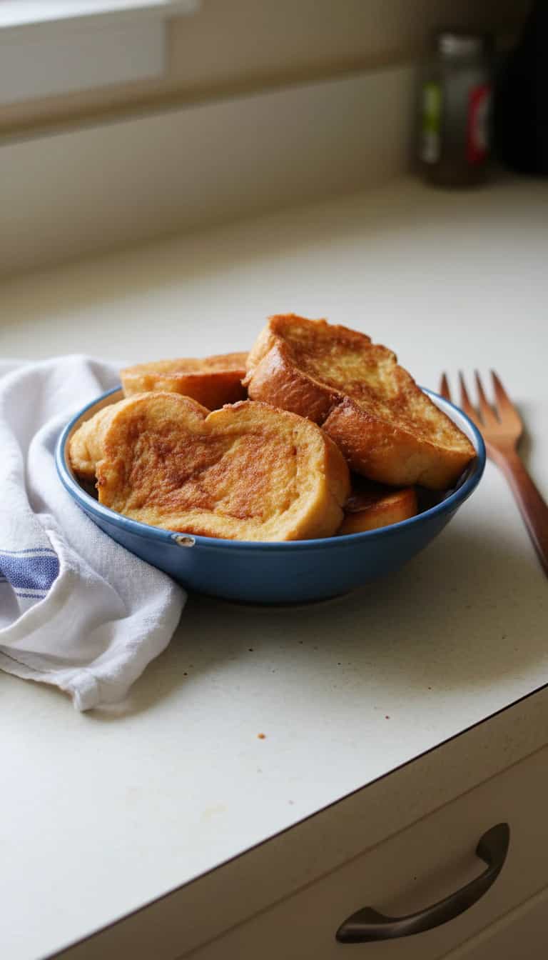 Foto deliciosa de Rabanada Dietética com Adoçante pronta para servir - Sem Açúcar