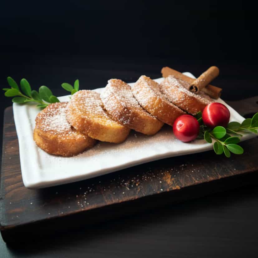 Foto deliciosa de Rabanada Francesa com Doce de Leite pronta para servir - Outras Receitas