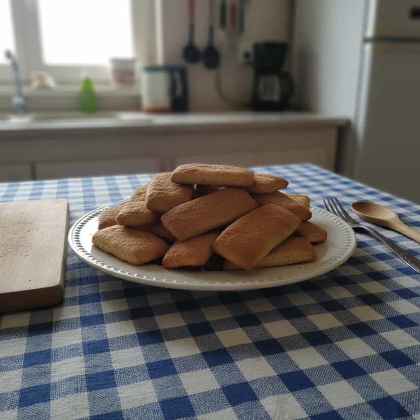 Foto deliciosa de Receita de Bolachas Simples pronta para servir - Bolachas & Cookies