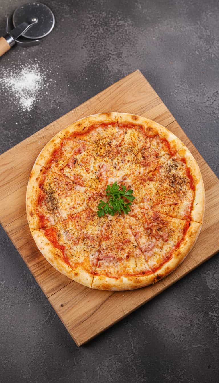 Foto deliciosa de Receita de Massa de Pizza Caseira pronta para servir - Pizzas & Salgados