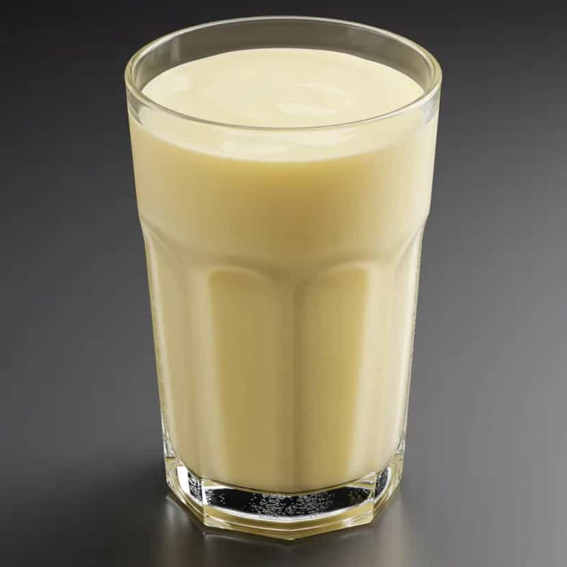 Foto deliciosa de Refresco Cremoso de Damasco pronta para servir - Milkshakes
