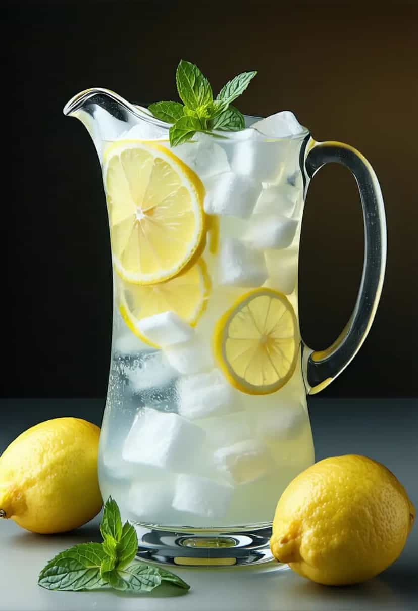 Foto deliciosa de Limonada Refrescante pronta para servir - Sucos & Smoothies