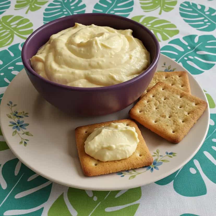 Foto deliciosa de Requeijão Cremoso de Queijo pronta para servir - Pastas & Patês