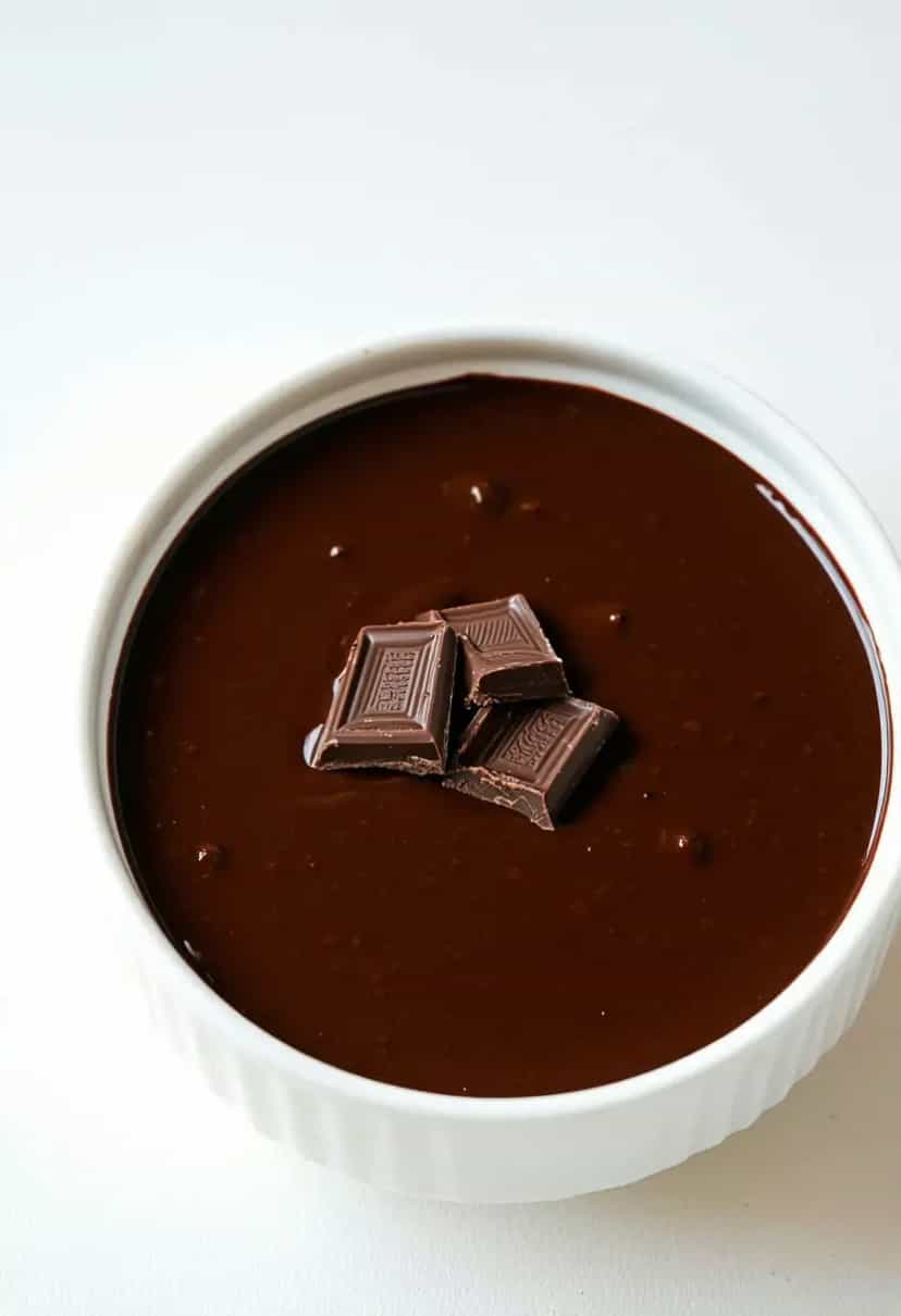 Foto deliciosa de Pudim de Chocolate Rico pronta para servir - Pudins & Cremes