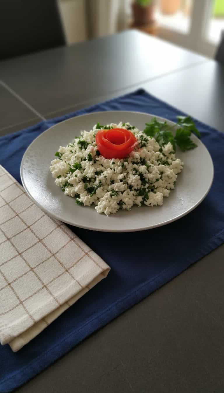 Foto deliciosa de Ricota Temperada Caseira pronta para servir - Pastas & Patês