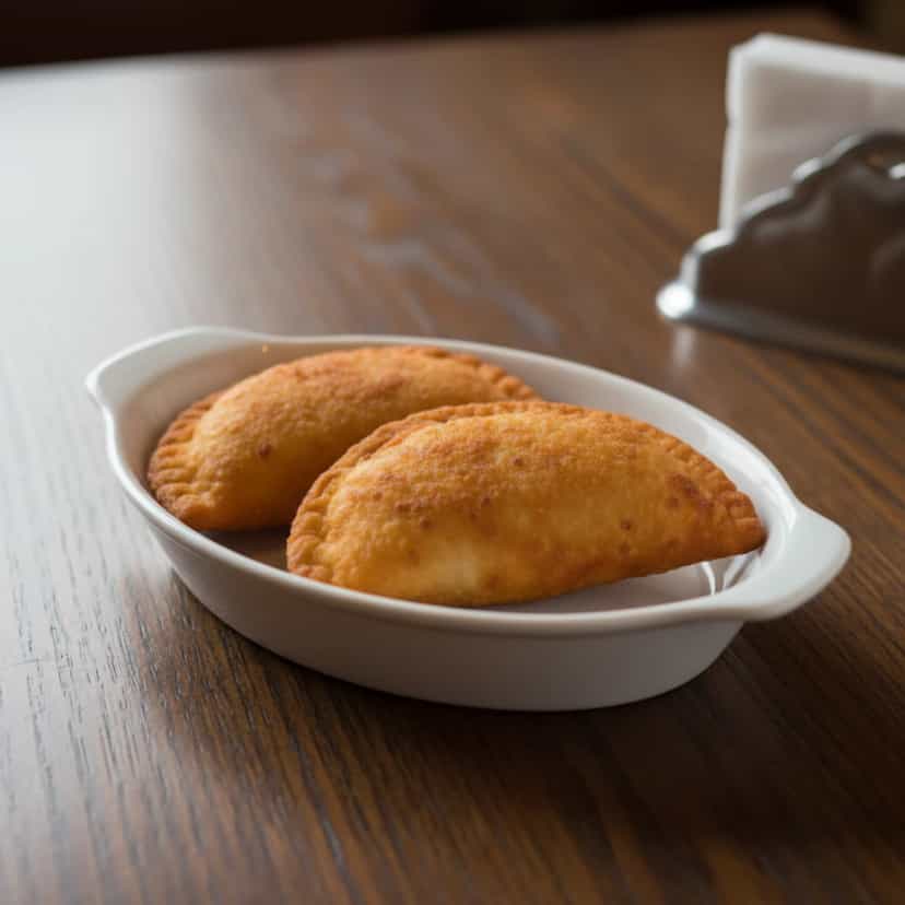 Foto deliciosa de Risoles Caseiros pronta para servir - Salgadinhos